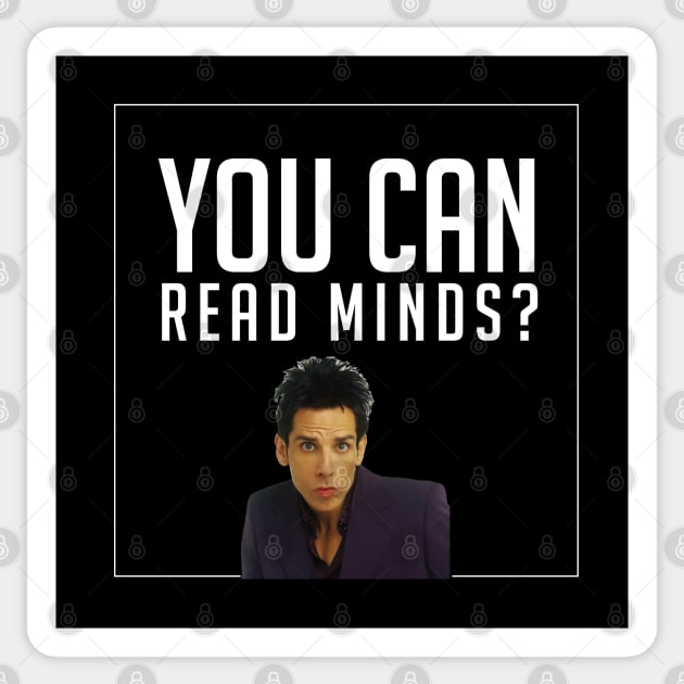 You can read minds? Sticker by BodinStreet